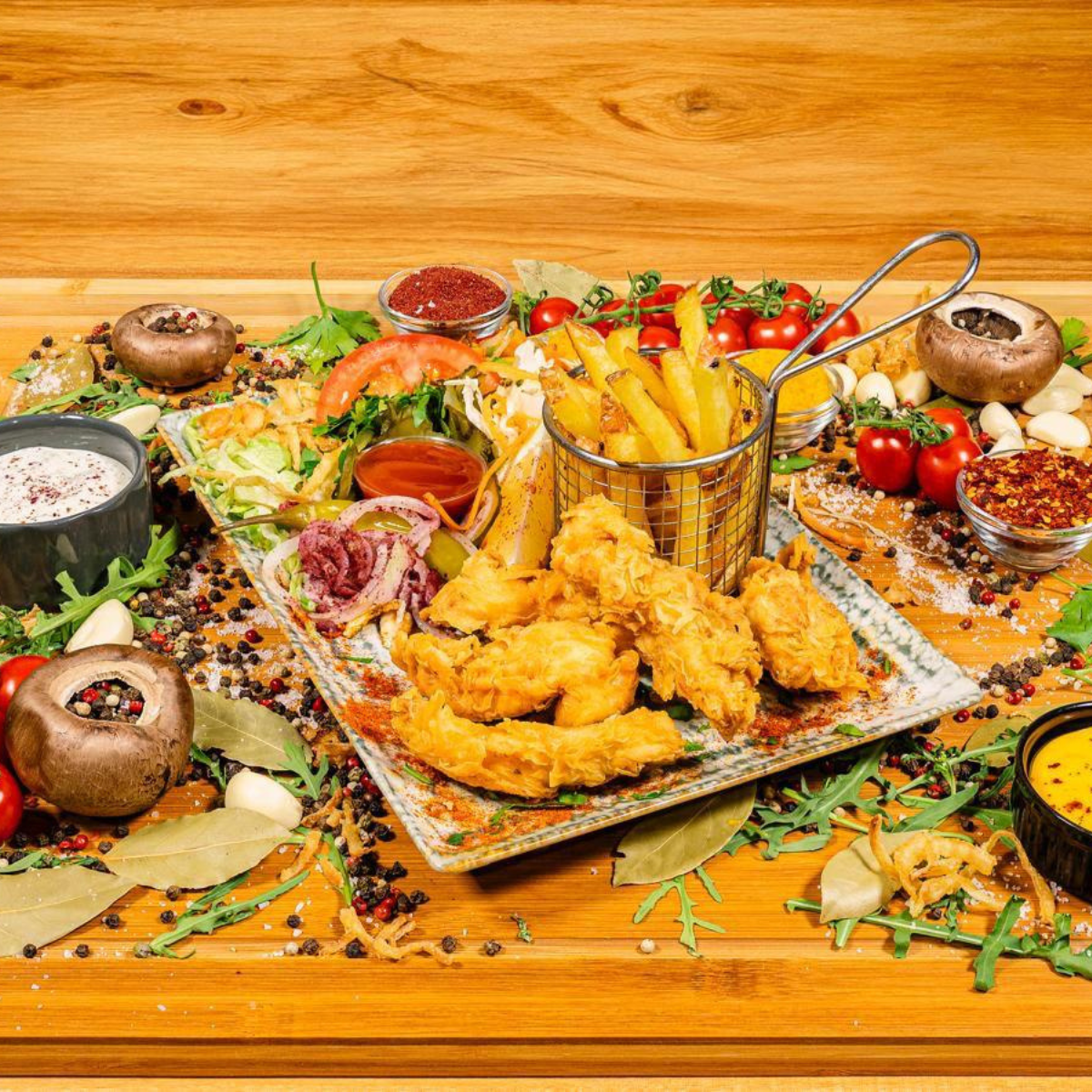 Meniu Crispy Strips